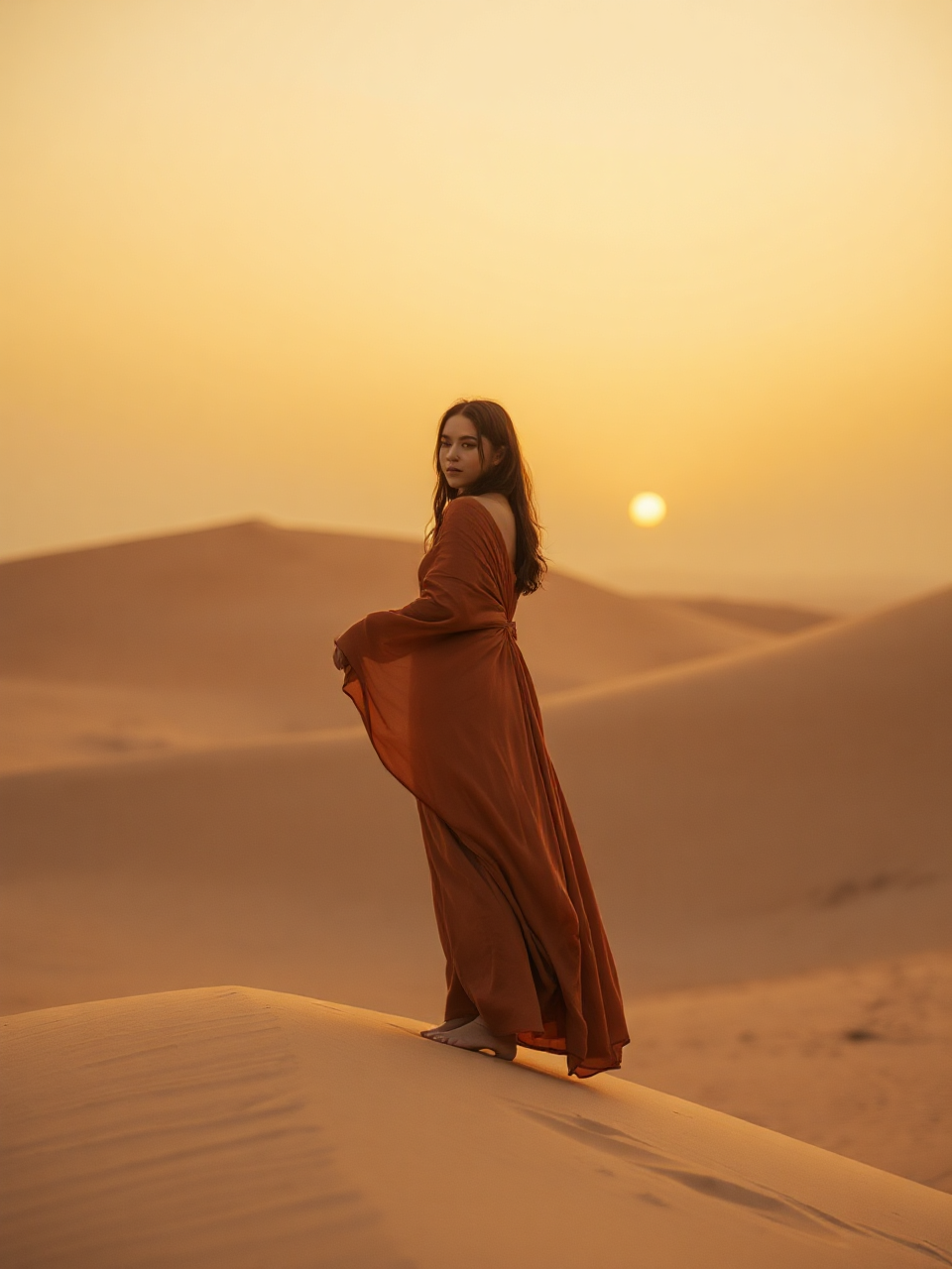 Desert editorial fashion